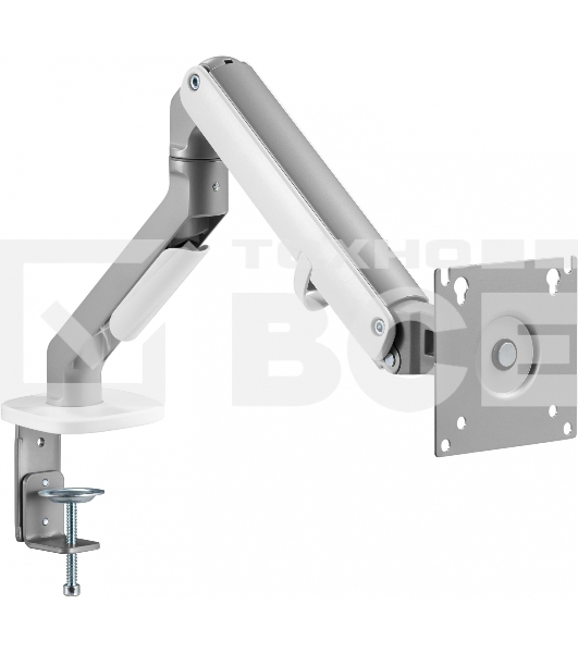 Кронштейн для мониторов Ultramounts UM734SIL серый/серебристый 17'-27' макс.7кг крепление к столешнице поворот и наклон