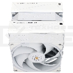 Кулер для процессора Thermalright Royal Pretor 130 белый (4-pin PWM, 158mm, Ni/Cu, 6x6mm, 1x120+1x130mm, 80.45CFM/81.88CFM, 29.4dBA/28.3dBA, 2150PM/1750RPM, S: 1200, 1700, 1851, 2011, 2066, 115X, AM4, AM5, white), фото9