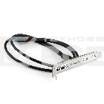 Планка портов в корпус Type-C ExeGate BrctUSB3-1C (USB 3.2 Gen1 20pin (IDC 20pin F) --> USB 3.2 Gen1 Type-Cf, кабель 30см), фото2
