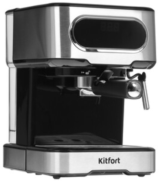 Кофеварка капельная Kitfort KT-765 1100Вт серебристый/черный