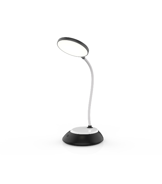 Светодиодная настольная лампа Ambrella light DE601 BK/WH черный/белый LED 2800-6500K 5W