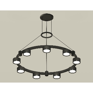 Светильник Ambrella light XR92051800/9 SBK/PBK черный песок/черный полированный GX53 (A9205, C9242, N8113)