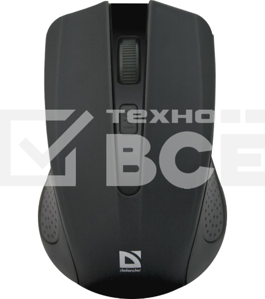 Мышь беспроводная Defender Accura MM-935 черный, 1600 dpi, радиоканал, USB, кнопки - 4