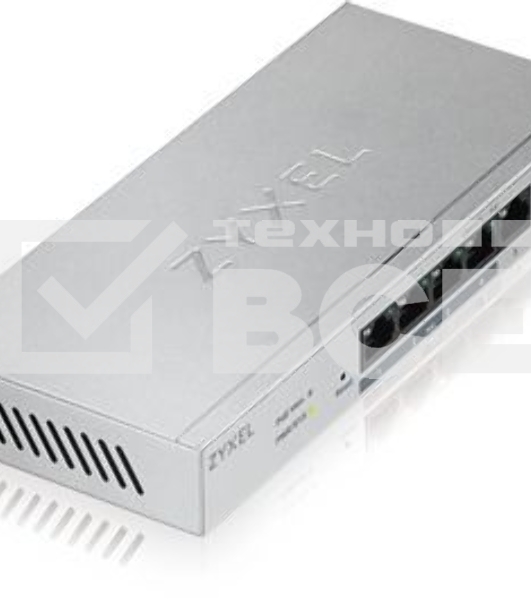 Коммутатор ZYXEL GS1200-5 Smart 5-port GbE Web Managed Switch, VLAN, IGMP, QoS, Link Aggregation