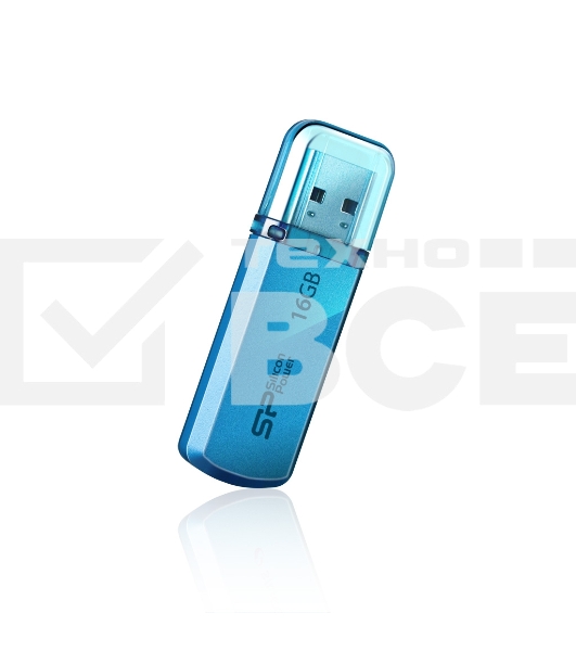 Флеш диск Silicon Power 16Gb Helios 101 SP016GBUF2101V1B USB2.0 синий