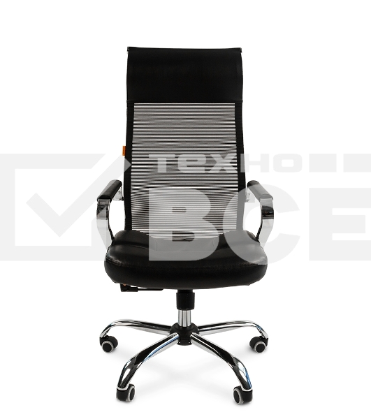 Офисное кресло Chairman 700 экопремиум черный/сетка н.м.