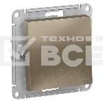 Механизм выключателя 1-кл. AtlasDesign (сх.1) 10АХ шампань SchE ATN000511, фото3