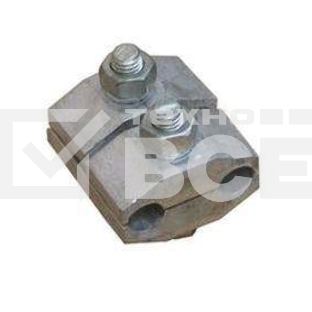 Зажим плашечный ПА-2-2А (2-х болт.) Электрофарфор 00000024