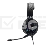 Наушники с микрофоном Oklick HS-L930G SNORTER черный/синий 2м мониторные USB оголовье (HS-L930G), фото3