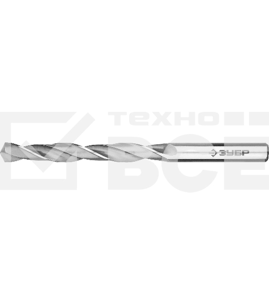 Сверло Зубр по мет Проф-В класс В Р6М5 Проф 29621-10 d=10 0 мм 29621-10