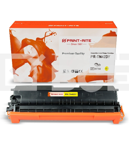 Картридж лазерный Print-Rite TFBAB3YPU1J PR-TN423Y TN-423Y желтый (4000стр.) для Brother DCP L8410CDW/HL L8260CDW/MFC L8690CDW