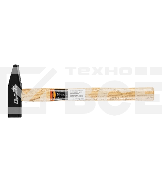 Молоток слесарный Sparta 800 г, квадратный боек, деревянная рукоятка