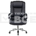 Кресло руководителя Бюрократ T-9925SL/BLACK черный, кожа, крестовина хром, фото18