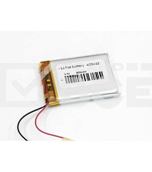 Аккумулятор Li-Pol (батарея) 4*34*43мм 2pin 3.7V/430mAh