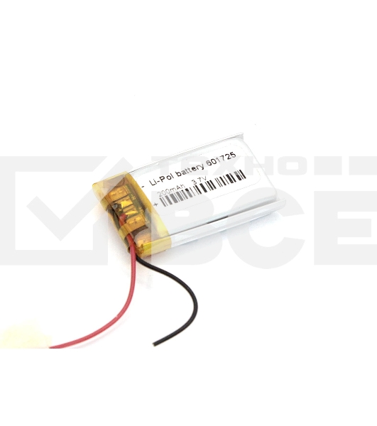 Аккумулятор Li-Pol (батарея) 6*17*25мм 2pin 3.7V/200mAh