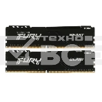 Оперативная память Kingston Fury Beast , DDR4, 32GB (2x16GB), 3200MHz, CL16, с радиатором, чёрный, фото7