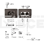 Инжектор PoE Origo OPE301GI 10/100/1000BASE-T 30Вт 100-240В(АС) (OPE301GI/30W/A1A ), фото4