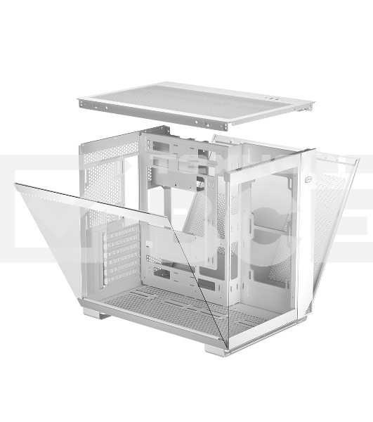 Компьютерный корпус PcCooler C3 T500 WH белый без БП ATX 2xUSB3.0 1xUSB3.1 audio bott PSU