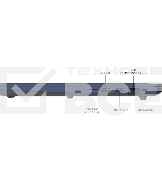 Ноутбук Maibenben M645 синий M6451SP0LURE0 16