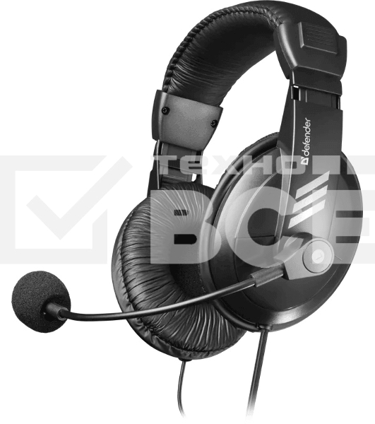 Наушники Defender Gryphon 750 черный, кабель 2 м