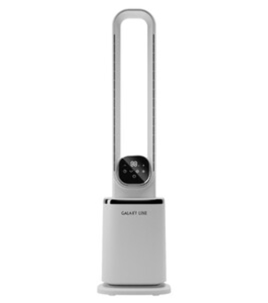 Вентилятор Galaxy Line GL 8118 белый/серебристый, напольный, 75 Вт, 3 скорости, колонный