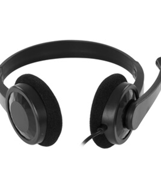 Гарнитура Oklick HS-M600 чёрный, проводная, 3.5 мм
