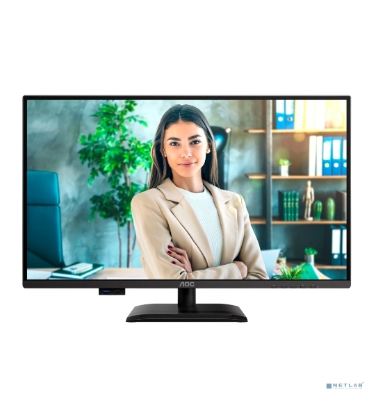 Монитор 27' AOC Q27P4U IPS 2560x1440, 120 Гц, 4 мс, 16:9, 350 кд/м², 2xHDMI 2.0, DP 1.2, USB-C (15 Вт PD), USB Hub (3x USB-A), 3.5 Jack, динамики (2x2 Вт), HDR10, Adaptive-Sync, черный