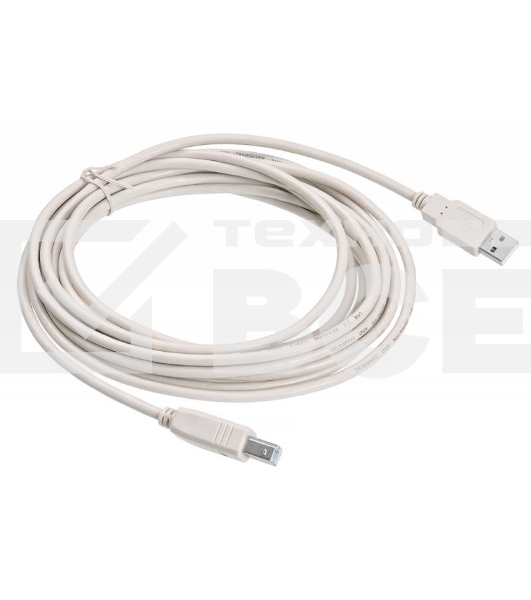 Кабель USB2.0 Buro USB A (m)/USB B (m) 5м