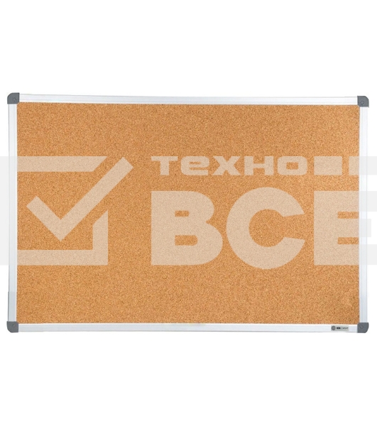 Демонстрационная доска Cactus CS-CBD-120X150 , пробковая 120х150см алюминиевая рама