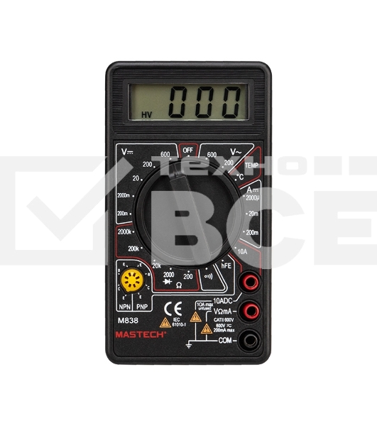 Портативный мультиметр M838 MASTECH