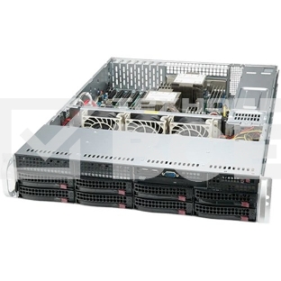 Платформа Supermicro SYS-620P-TRT 2U noCPU(2)3rd GenScalable/TDP 270W/no DIMM(18)/ SATARAID HDD(8)LFF/2x10GbE/2x1200W