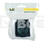 Розетка Iek ERMP12-K03-16-54-EC РСб20-3-ГПБд роз 1м с з/к о/у IP54 (цвет крышки:дымчатый) ГЕРМЕС PLUS, фото4