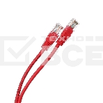 Патчкорд литой Aopen/Qust UTP кат.5е 0,5м красный, фото3