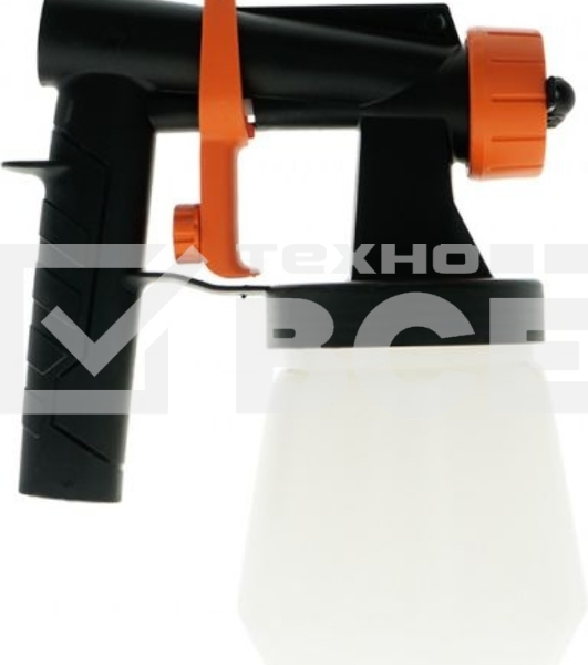 Краскопульт электрический Sturm SG9660B, 600Вт, 1100 мл/мин, бак на поясе, HVLP, С ТУРБИНОЙ SG9660B