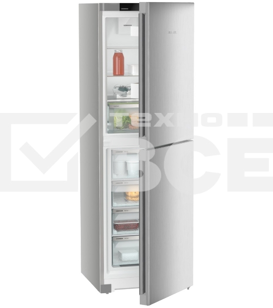 Холодильник Liebherr CNsff 5704-20 001 серебристый двухкамерный 225/123л морозилка снизу