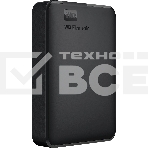 Внешний жесткий диск Western Digital Elements Portable WDBU6Y0040BBK-WESN 4ТБ 2,5