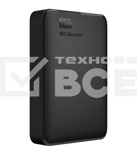 Внешний жесткий диск Western Digital Elements Portable WDBU6Y0040BBK-WESN 4ТБ 2,5