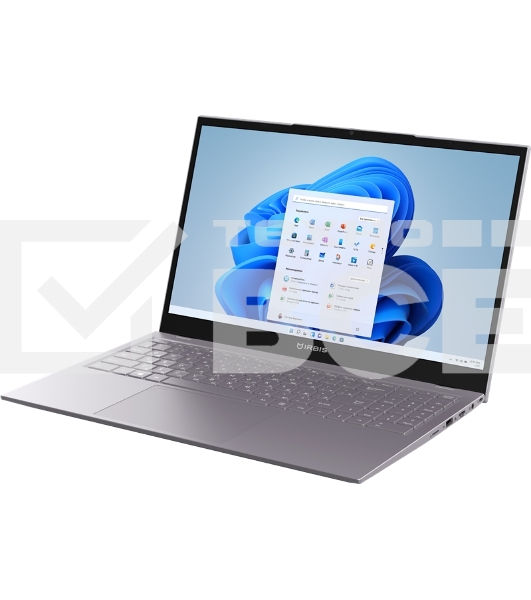Ноутбук Irbis 15NBP3502 15.6' Core  i5-1155G7, 15.6'LCD 1920*1080 IPS, 8GB sodimm PCDDR4 3200mhz+256GB NVEM SSD, AX wifi6, Front camera: 2MP with cover, 5000mha battery, metal case, type-c charger, W11P