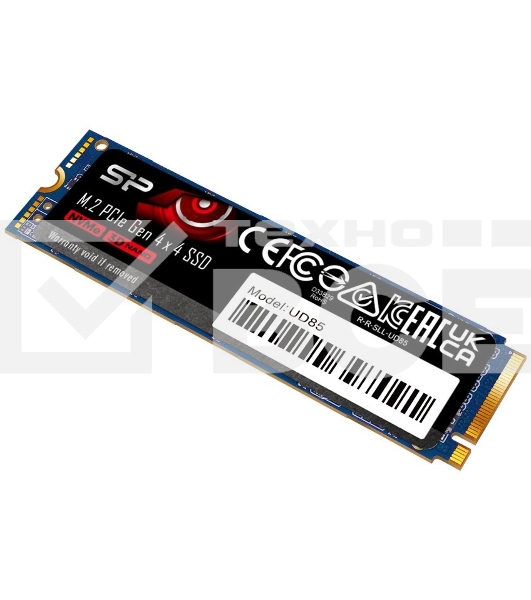 Накопитель SSD Silicon Power UD85, 500GB, PCIe 4.0 x4, M.2 2280, NVMe, R/W 3600/2400