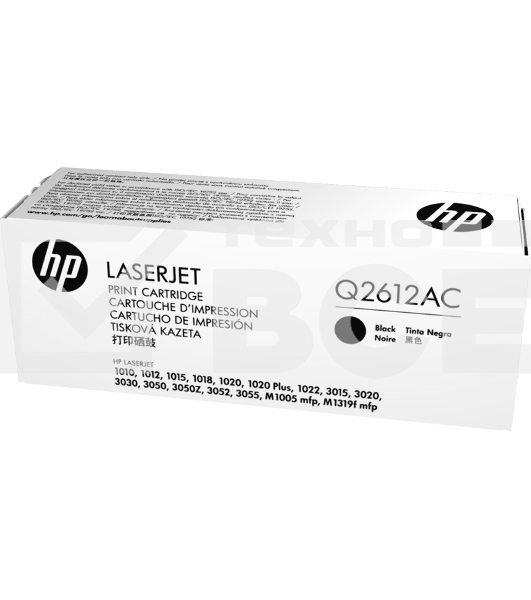 Картридж лазерный контрактный HP 12A черный Contract LJ Toner Cartridge