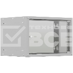 Шкаф коммутационный NTSS Lime (NTSS-WL6U5560GS) настенный 6U 550x600мм пер.дв.стекл несъемн.бок.пан. 30кг серый 110град. IP20 сталь, фото3