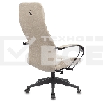 Кресло руководителя Бюрократ CH-608Fabric Light-21 песочный, крестовина пластик, фото14