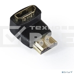 Переходник Exegate EX284919RUS HDMI-HDMI EX-HDMI90-FML (19M/19F, угловой, позолоченные контакты), фото4