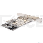 Адаптер AgeStar AS-MC02  PCI-E для M.2 SATA SSD+M.2 NVME SSD Card, фото2