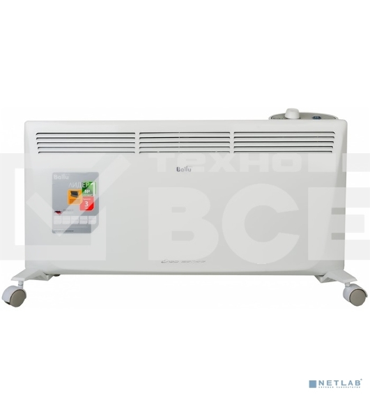 Конвектор Ballu Enzo BEC/EZMR-2000 белый, 2000 Вт, 25 м2, термостат