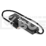 Хаб USB (концентратор) 4-в-1 ExeGate DUB-4CP/3 (кабель-адаптер USB Type C --> 4xUSB3.0, Plug&Play, черный), фото3