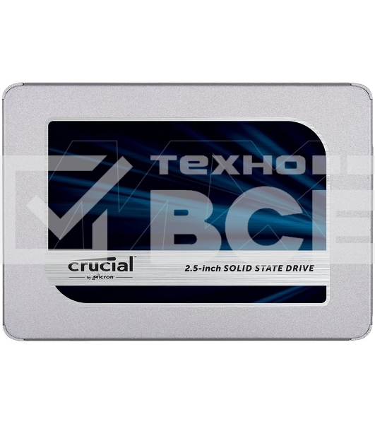 Накопитель SSD Crucial MX500, 500Gb, 2.5