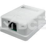 Розетка Suprlan 10-0307-1, наклад. RJ45 1 кат.5E UTP, фото3