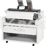 МФУ лазерный Ricoh MP W6700SP (417290), А0, монохромный, печ. до 3,3 стр/мин (A0) 6,7 стр/мин (A1), 36