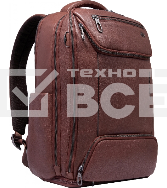 Рюкзак мужской Piquadro Cronus CA6690S134BM/M коричневый кожа